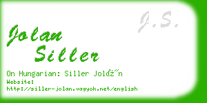 jolan siller business card